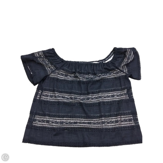 Top Short Sleeve By Inc In Black, Size: L