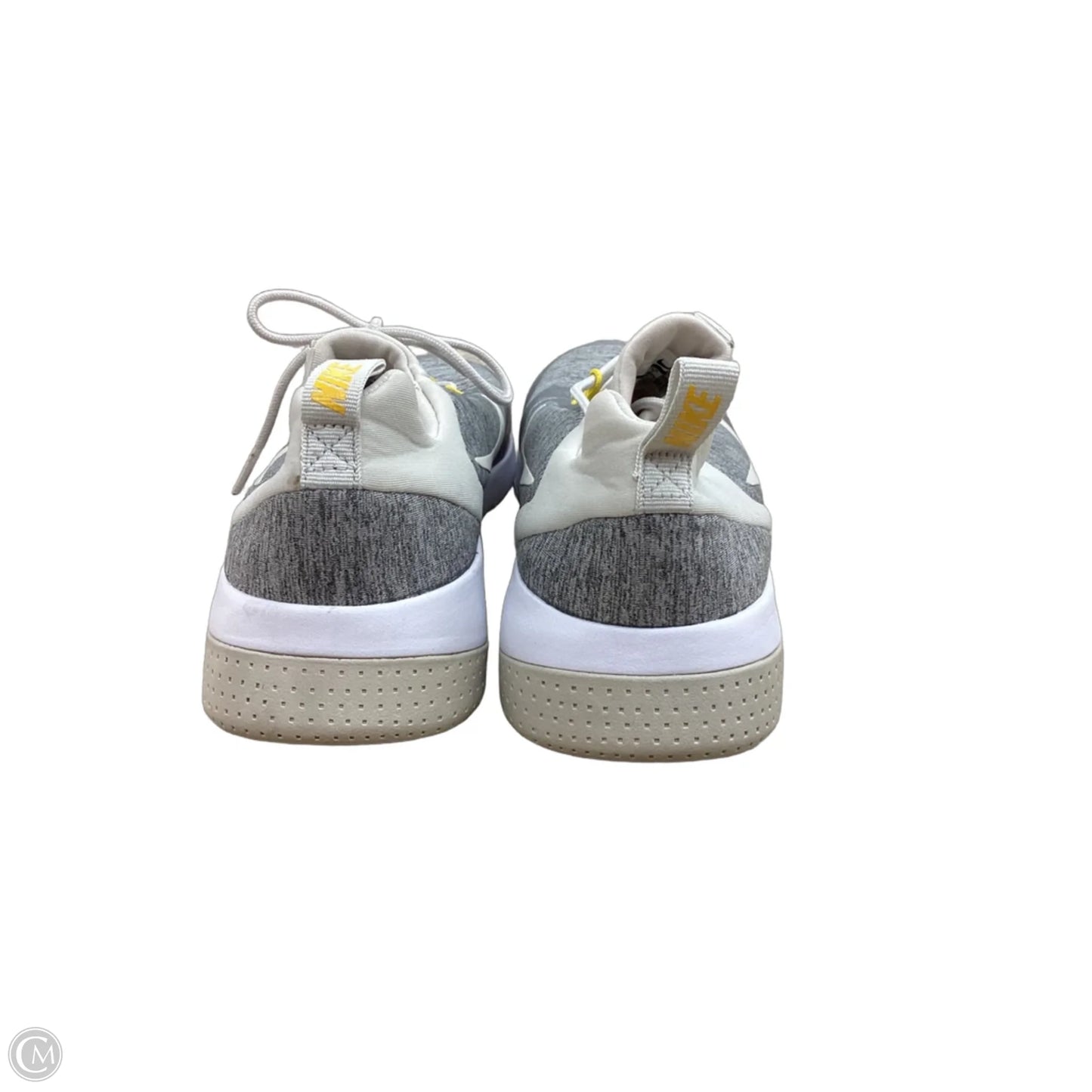 Shoes Athletic By Nike In Cream & Grey, Size: 9.5