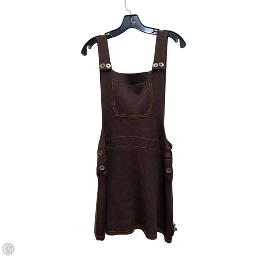 Dress Casual Short By Clothes Mentor In Brown, Size: M