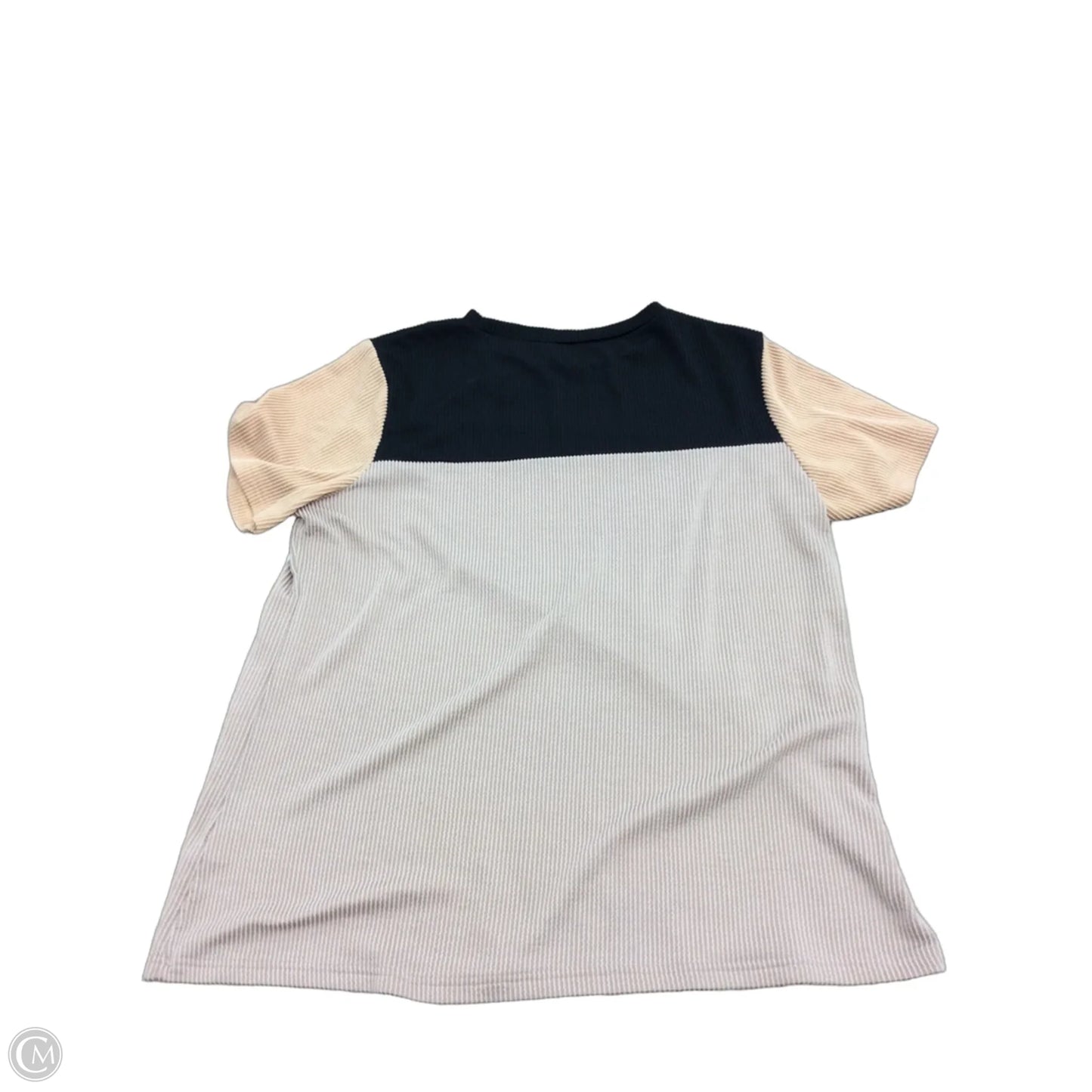 Top Short Sleeve By Clothes Mentor In Brown, Size: 2x