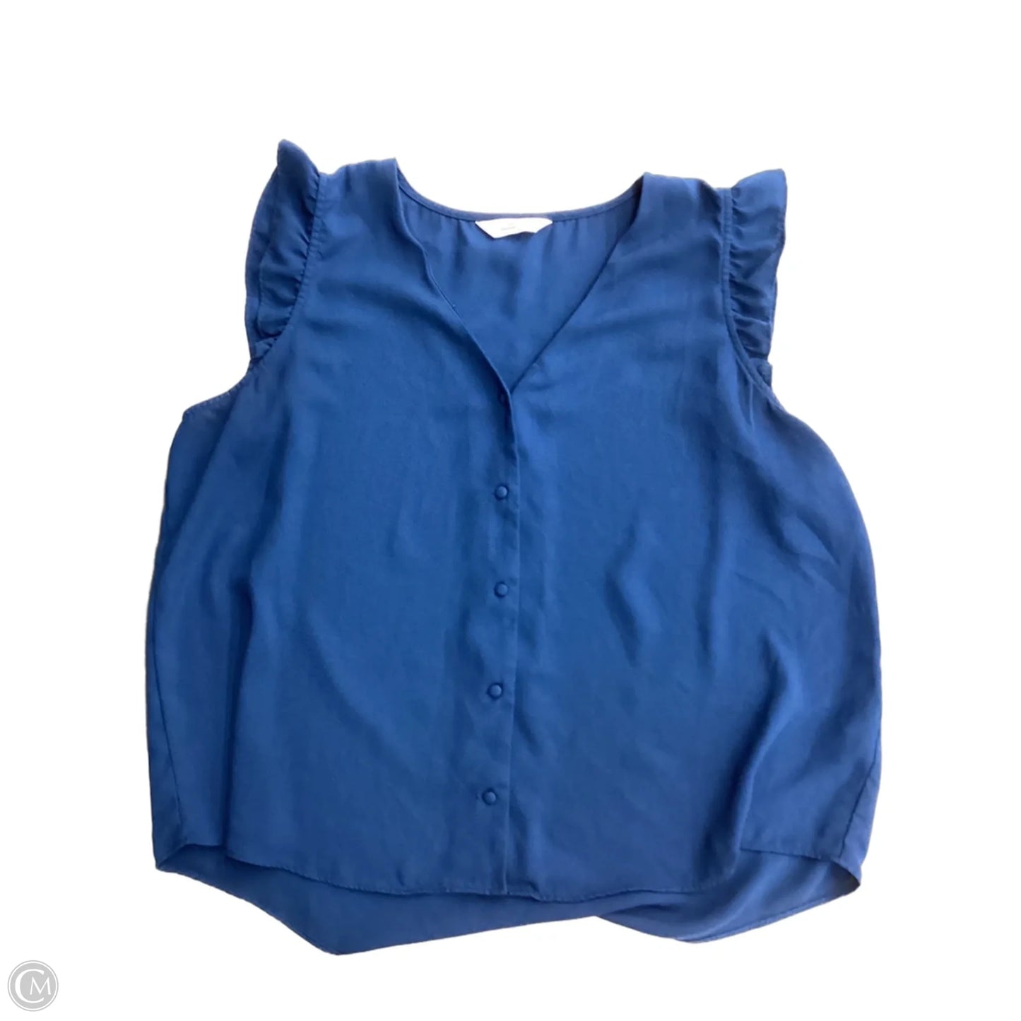 Blouse Sleeveless By Lc Lauren Conrad In Navy, Size: Xxl