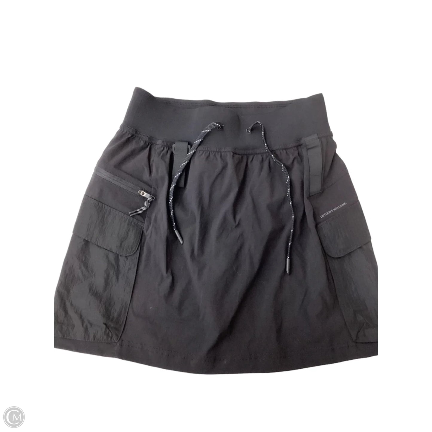 Athletic Skort By Lululemon In Black, Size: 4