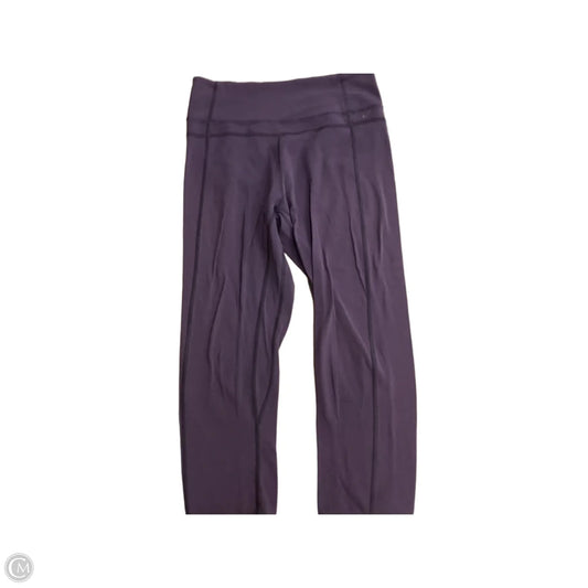 Athletic Leggings Capris By Lululemon In Purple, Size: 6