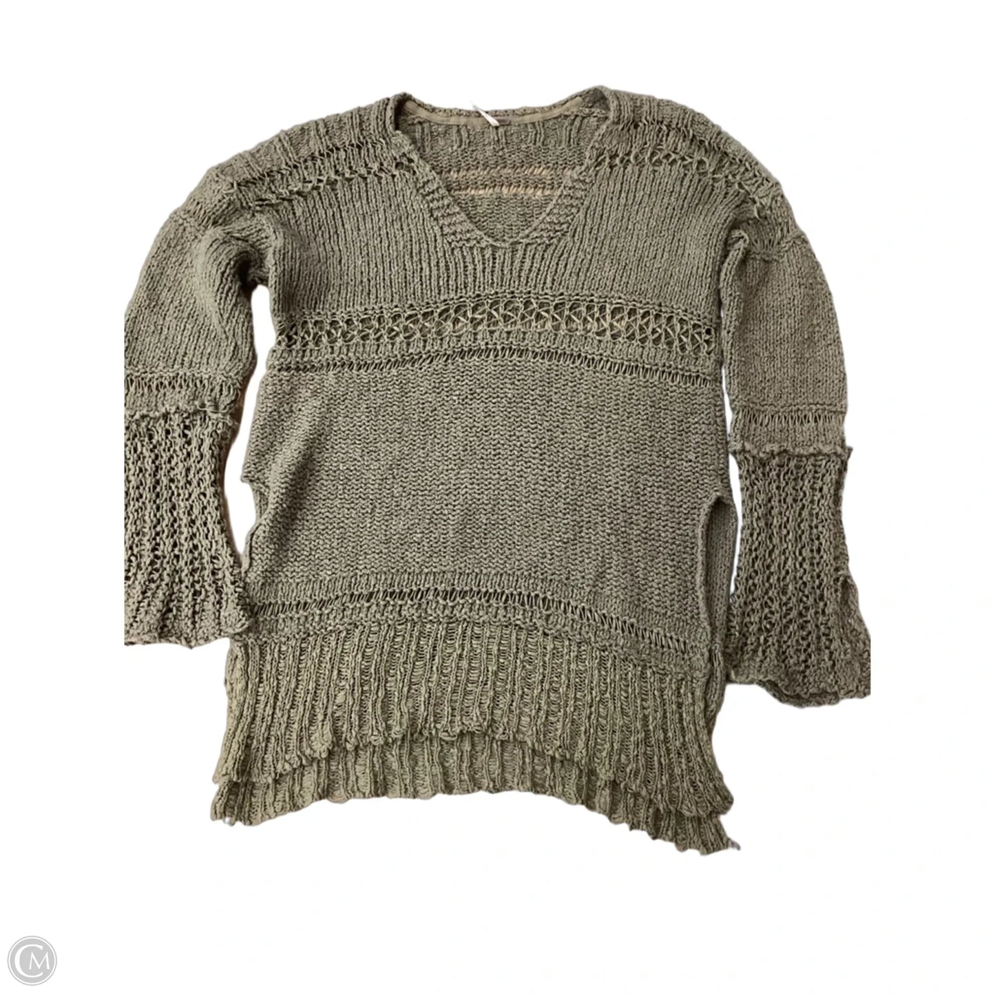 Sweater By Free People In Green, Size: M