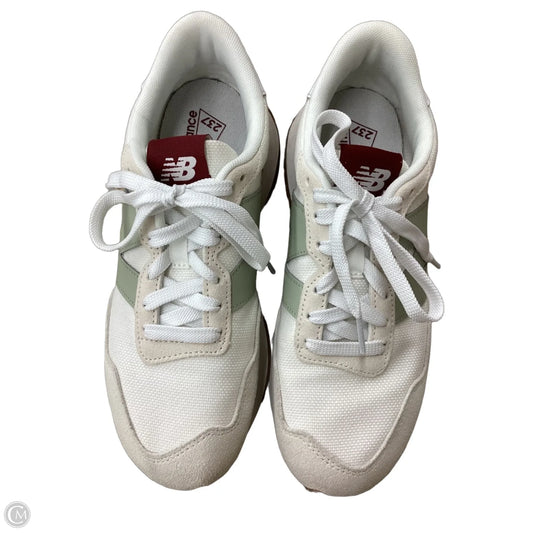 Shoes Athletic By New Balance In Cream & Green, Size: 8