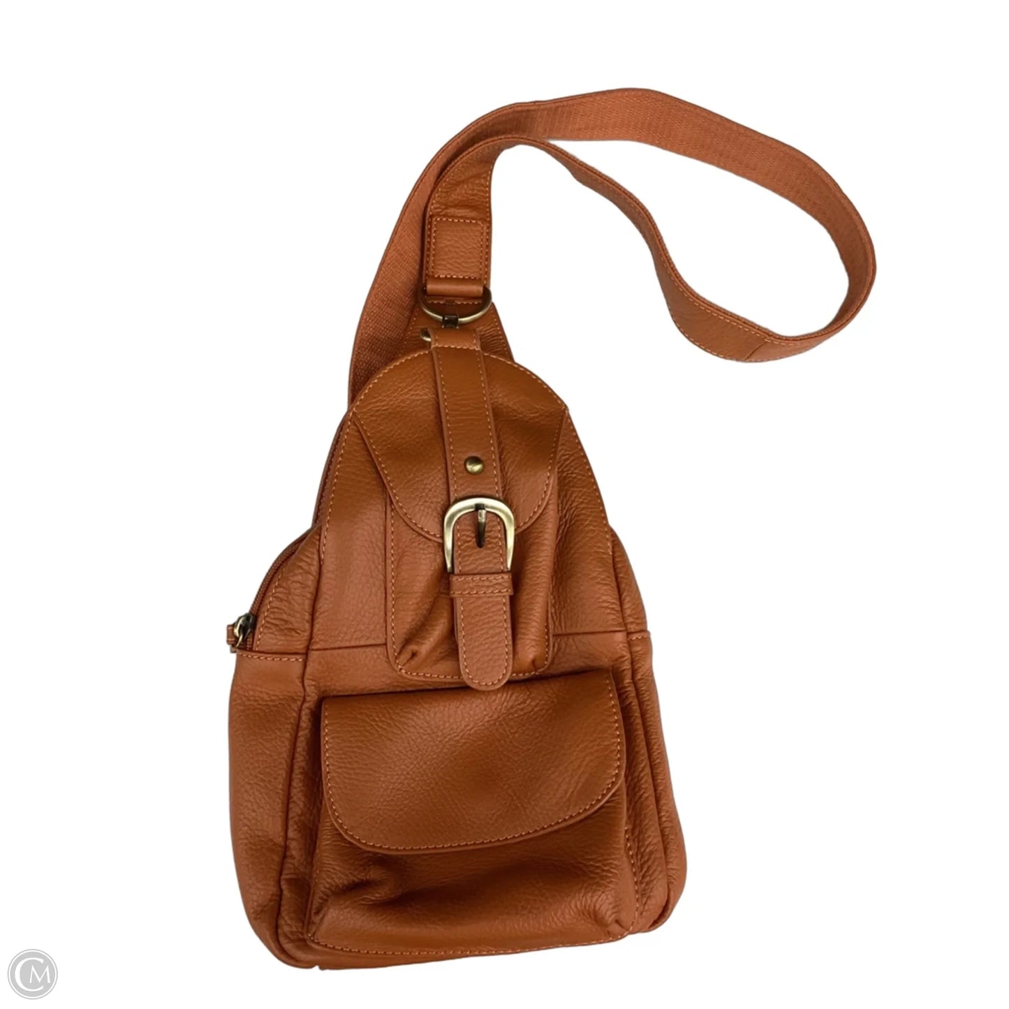 Crossbody Leather By Cmc, Size: Medium