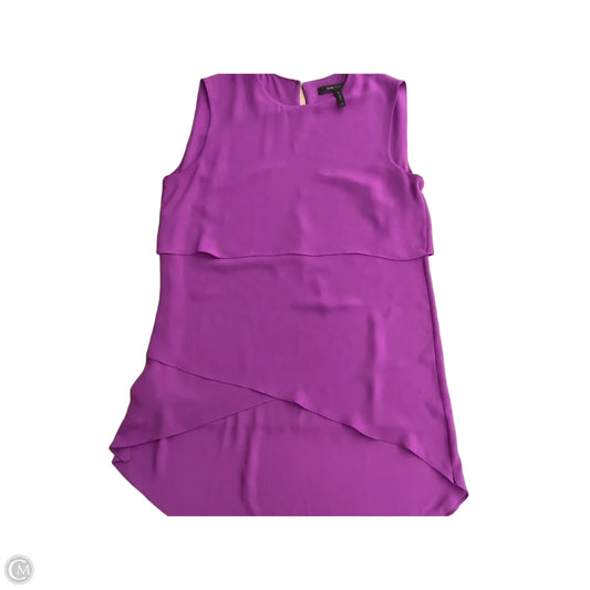 Blouse Sleeveless By Bcbgmaxazria In Purple, Size: Xs