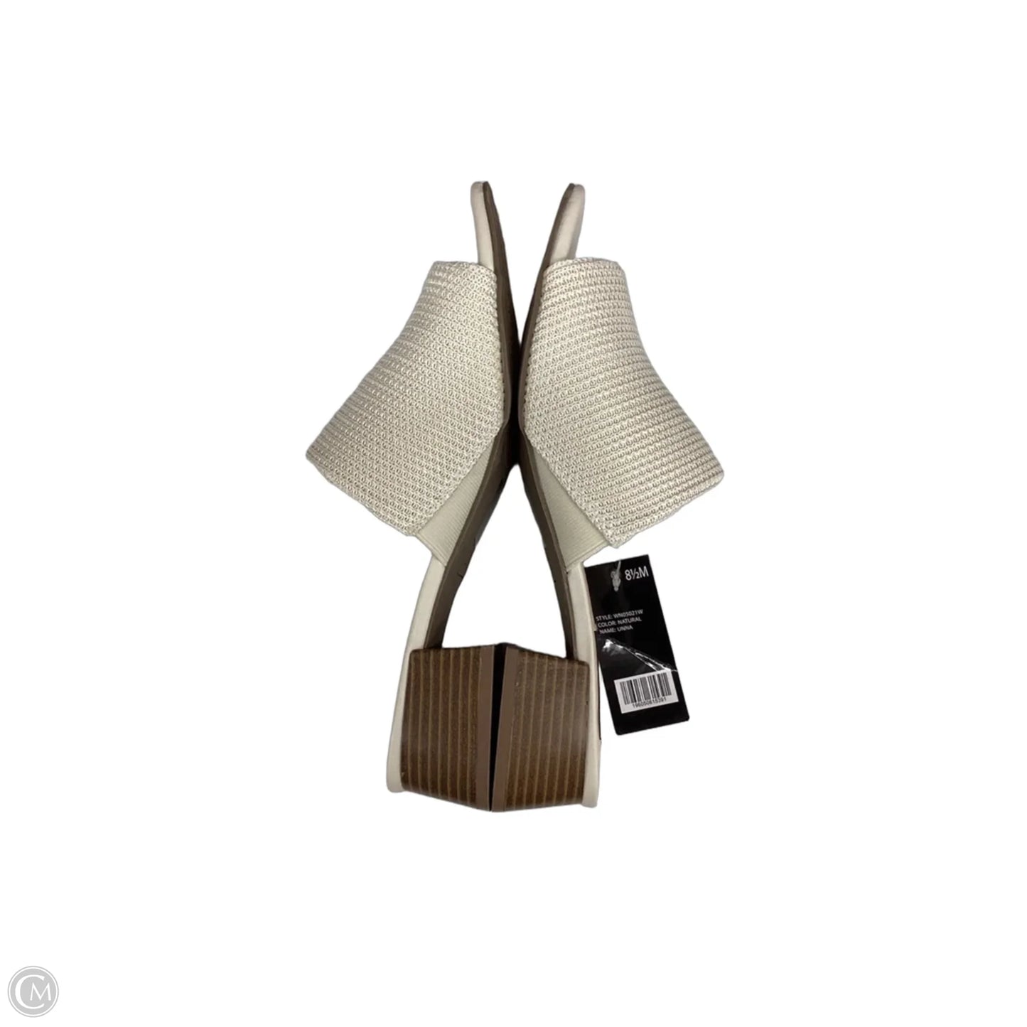 Sandals Heels Block By Jones New York In Cream, Size: 8.5