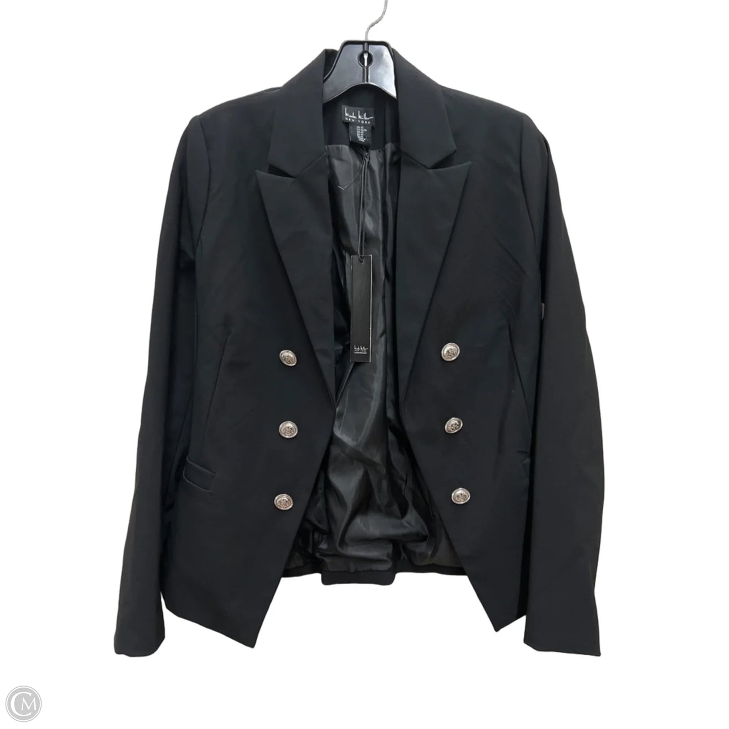 Blazer By Nicole Miller In Black, Size: Xs