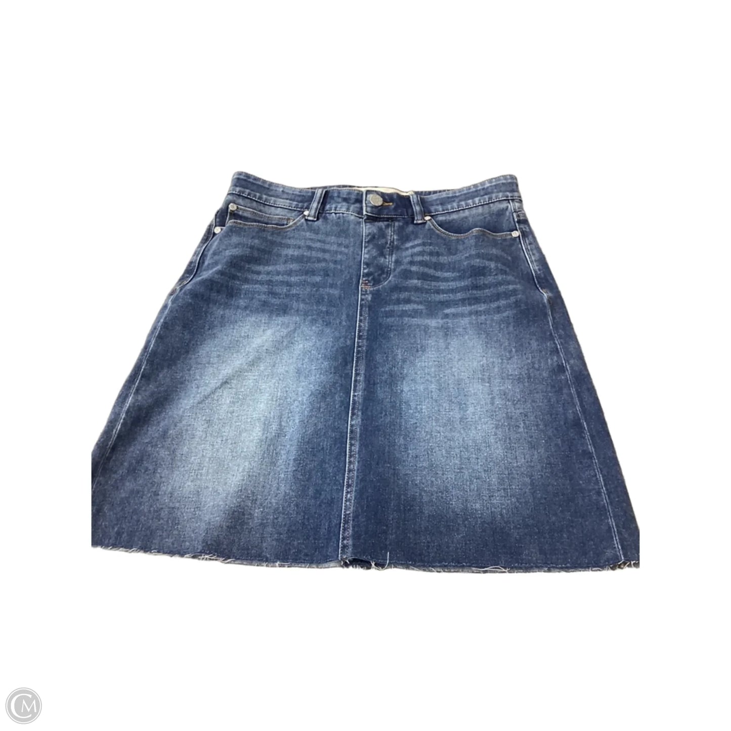 Skirt Mini & Short By Soft Surroundings In Blue Denim, Size: Xs