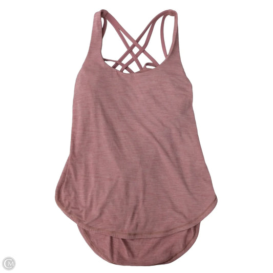 Athletic Tank Top By Lululemon In Red, Size: 8