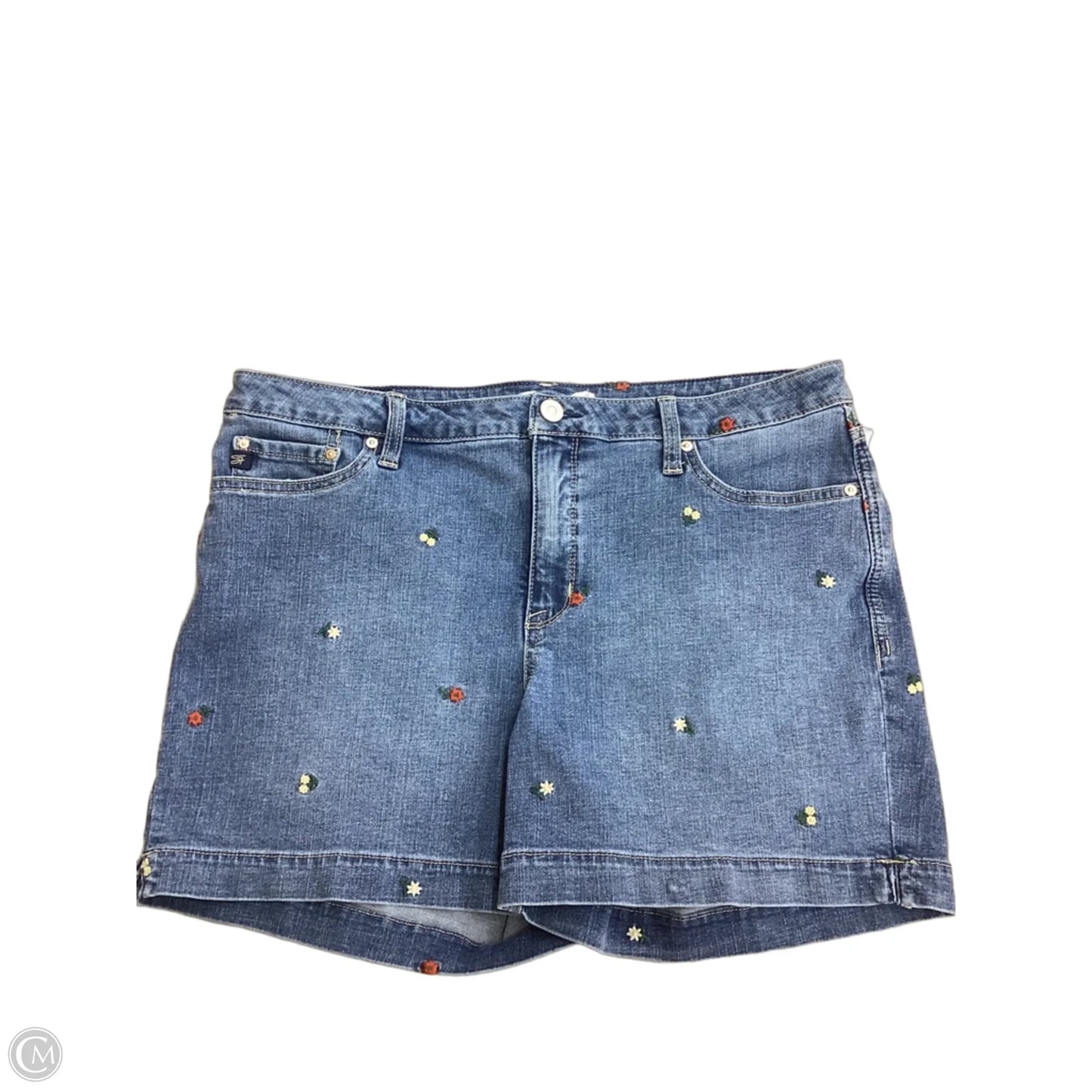 Shorts By Seven 7 In Blue Denim, Size: 14