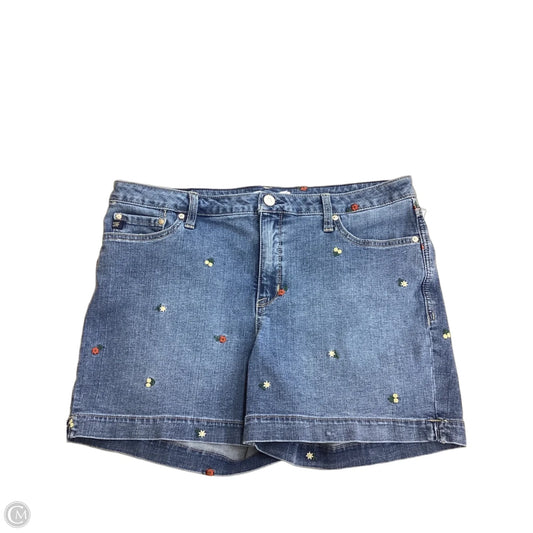 Shorts By Seven 7 In Blue Denim, Size: 14