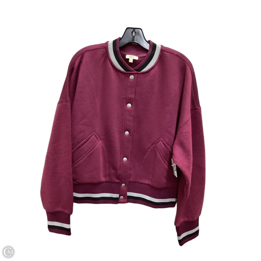 Jacket Other By Kori America In Maroon, Size: M
