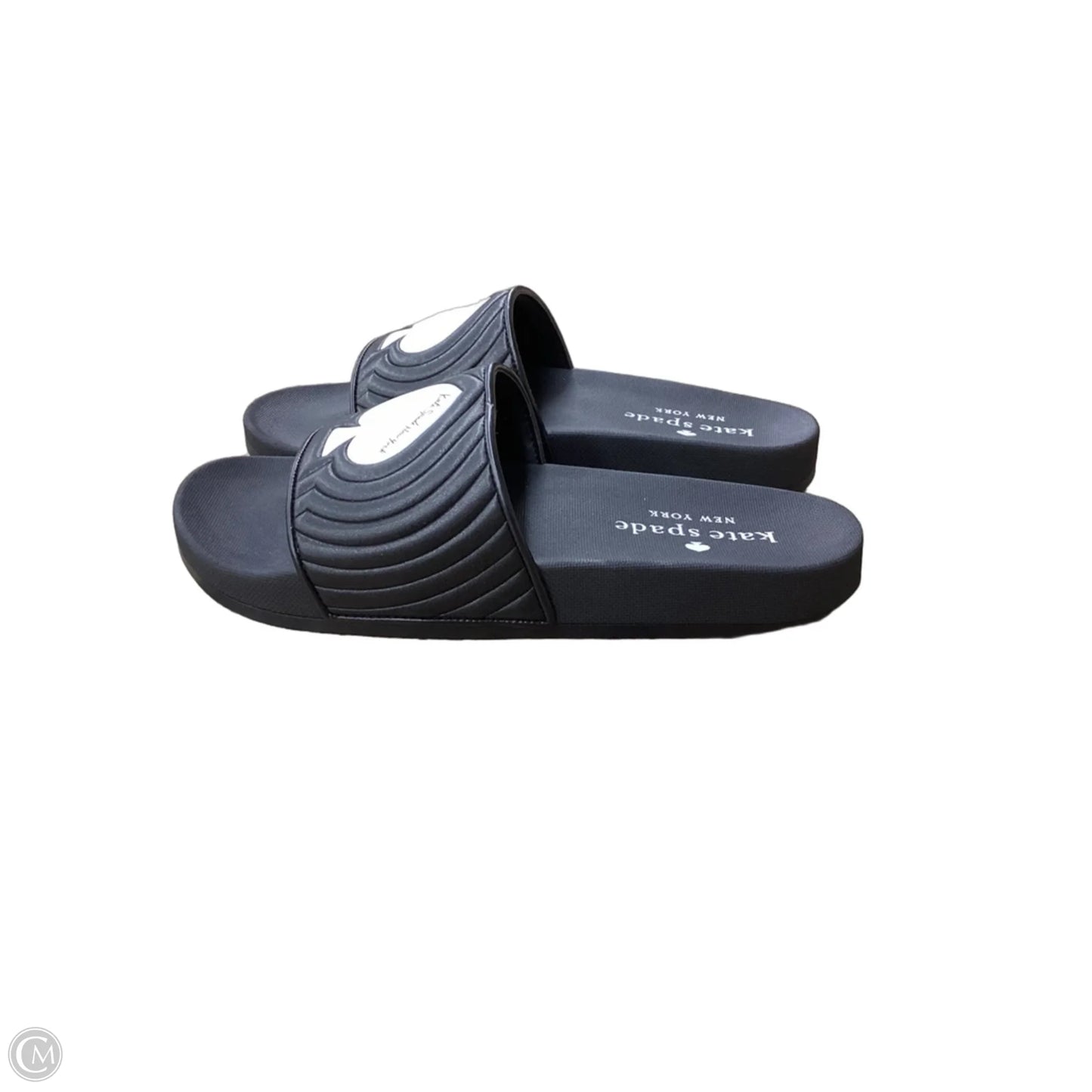Sandals Designer By Kate Spade In Black, Size: 8