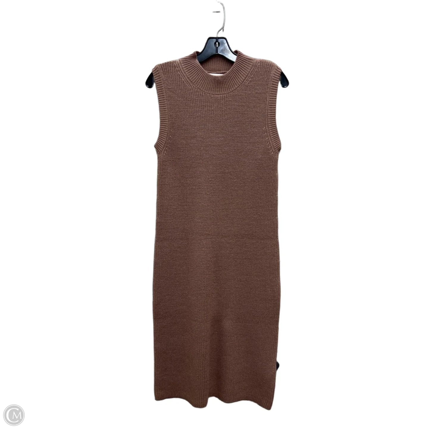 Dress Sweater By Be Cool In Brown, Size: S