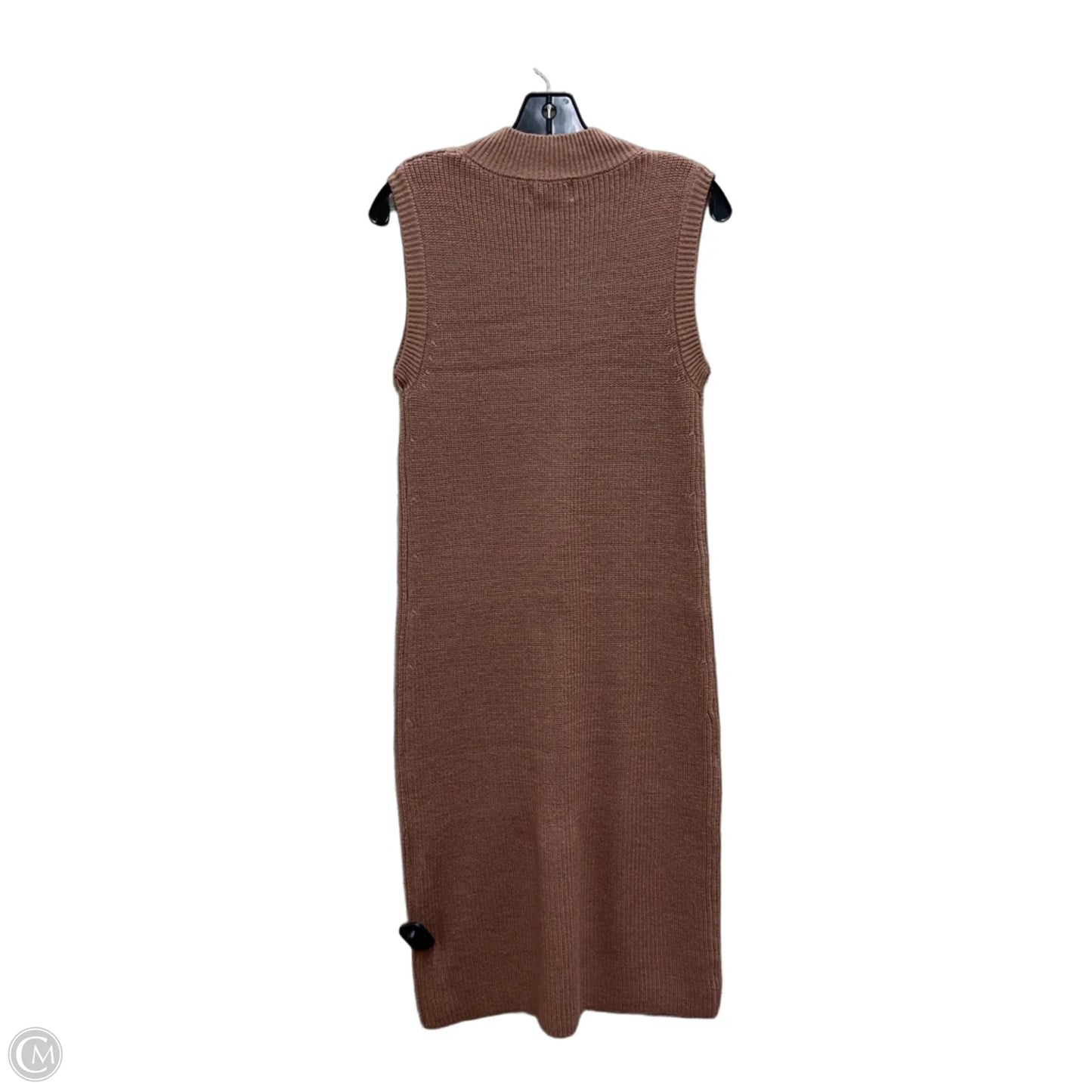 Dress Sweater By Be Cool In Brown, Size: S