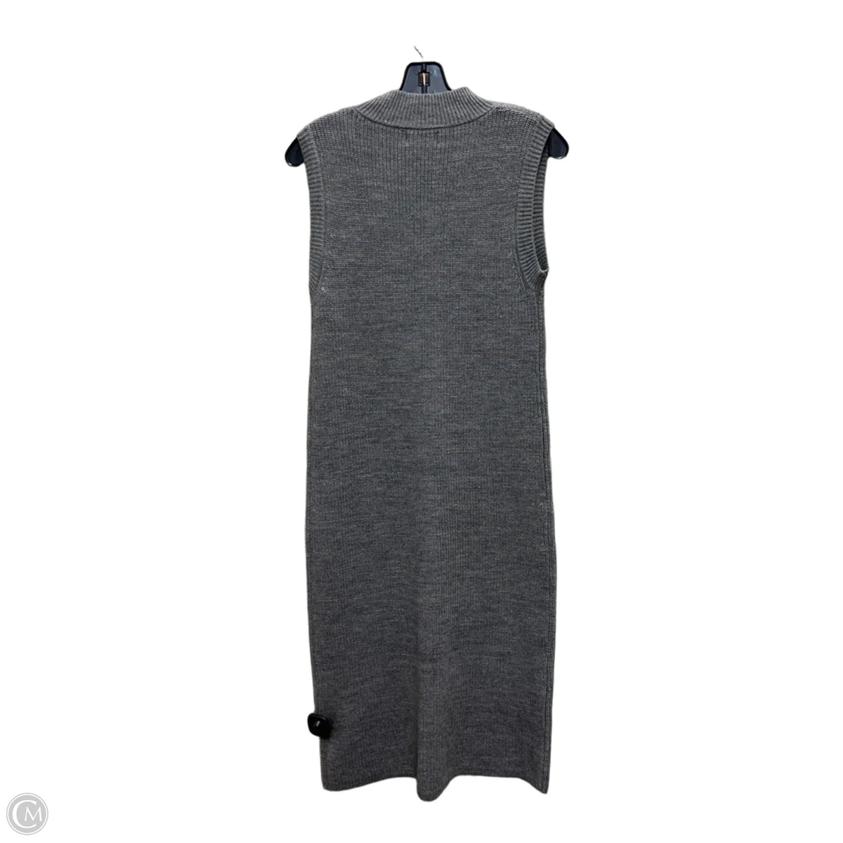 Dress Sweater By Be Cool In Grey, Size: S