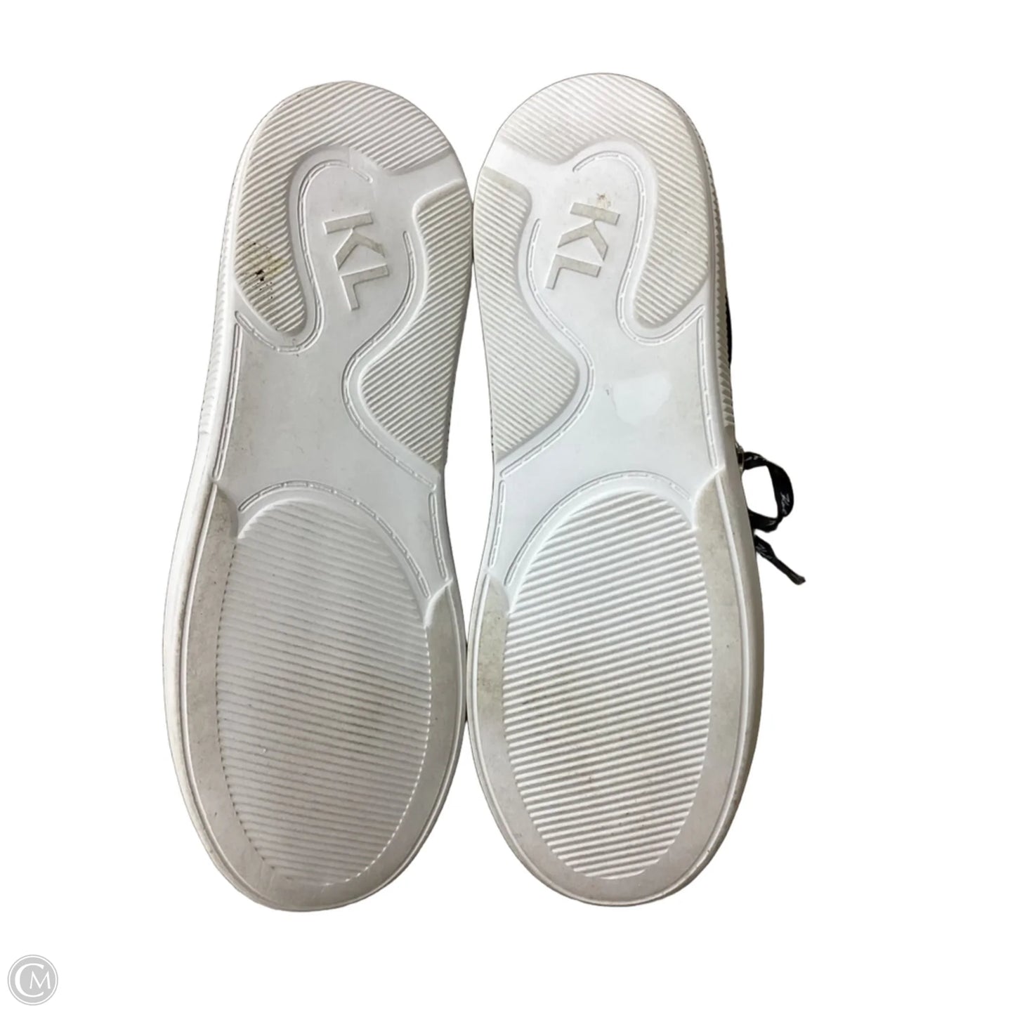 Shoes Designer By Karl Lagerfeld In Black & White, Size: 10