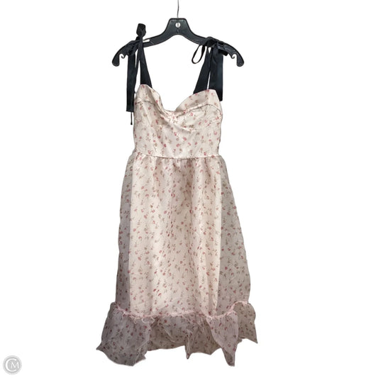 Dress Party Midi By Clothes Mentor In Floral Print, Size: M