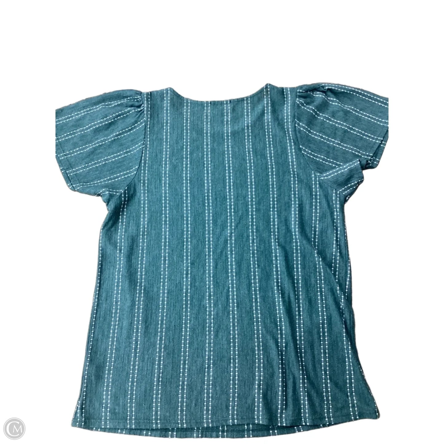 Top Short Sleeve By W5 In Green, Size: L
