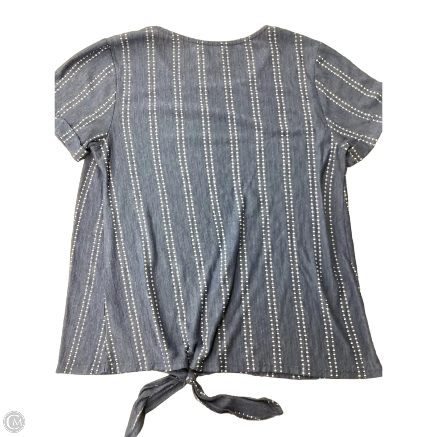 Top Short Sleeve By W5 In Blue, Size: L