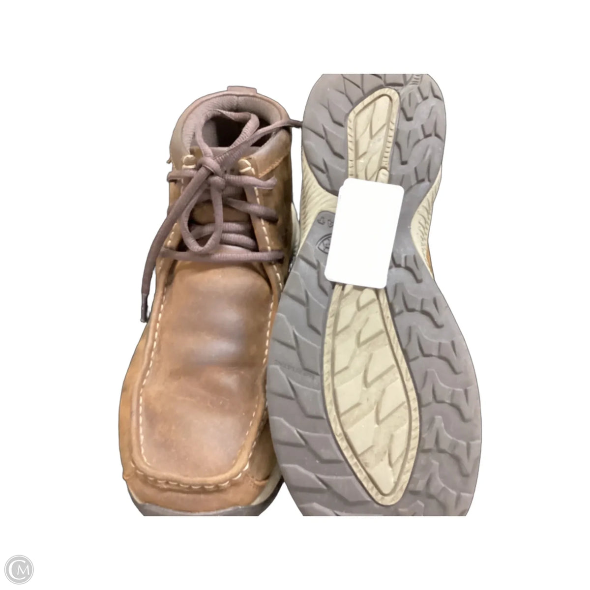 Boots Leather By Ariat In Brown, Size: 7