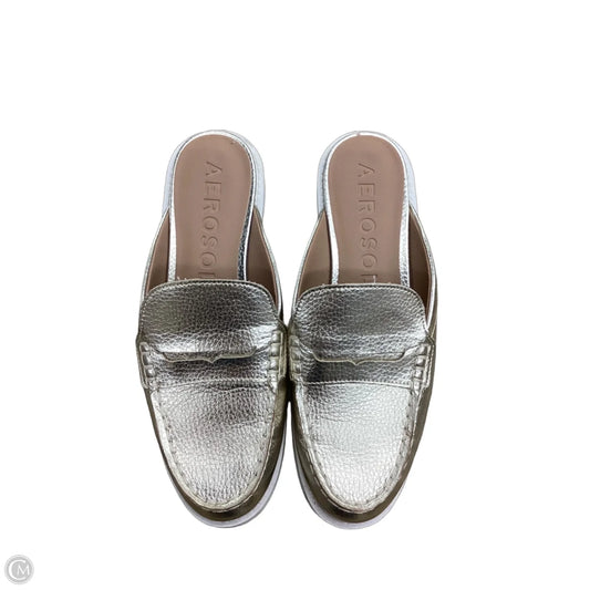Shoes Flats By Aerosoles In Gold, Size: 7