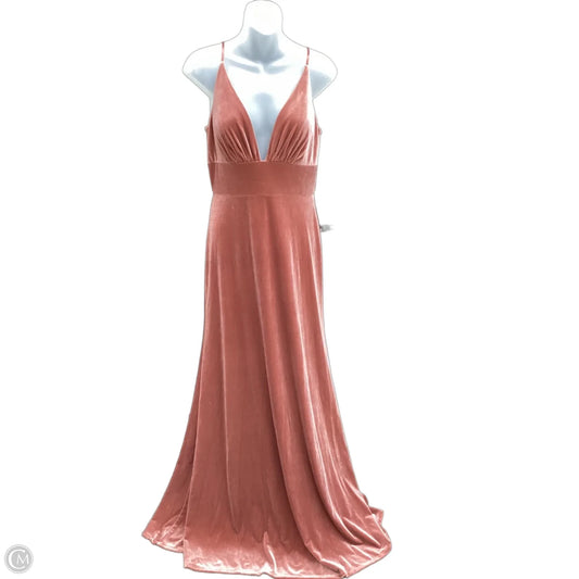 Dress Party Long By Jenny Yoo In Rose Gold, Size: S