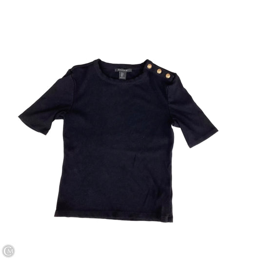 Top Short Sleeve By Tahari In Black, Size: S