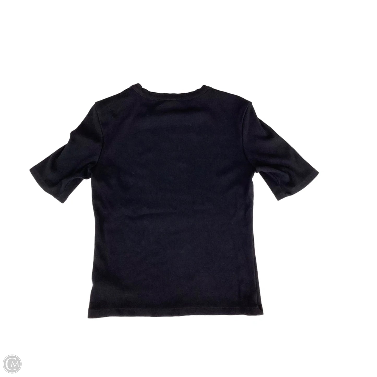 Top Short Sleeve By Tahari In Black, Size: S