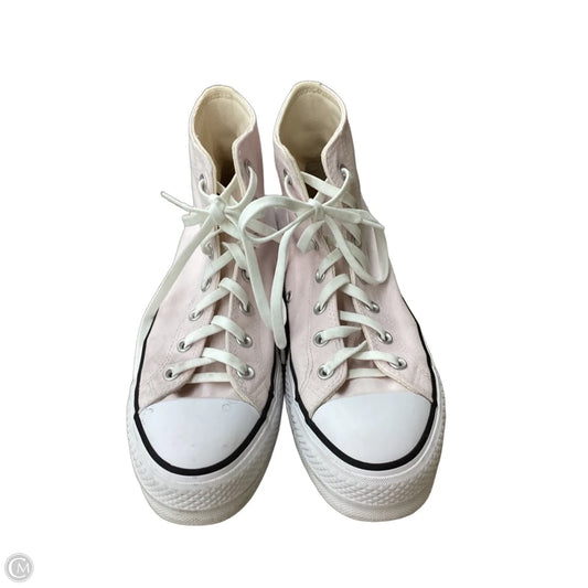 Shoes Sneakers Platform By Converse In Pink, Size: 8.5