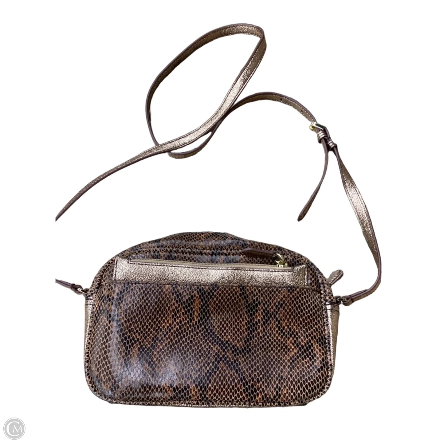 Crossbody Leather By Cmc, Size: Medium