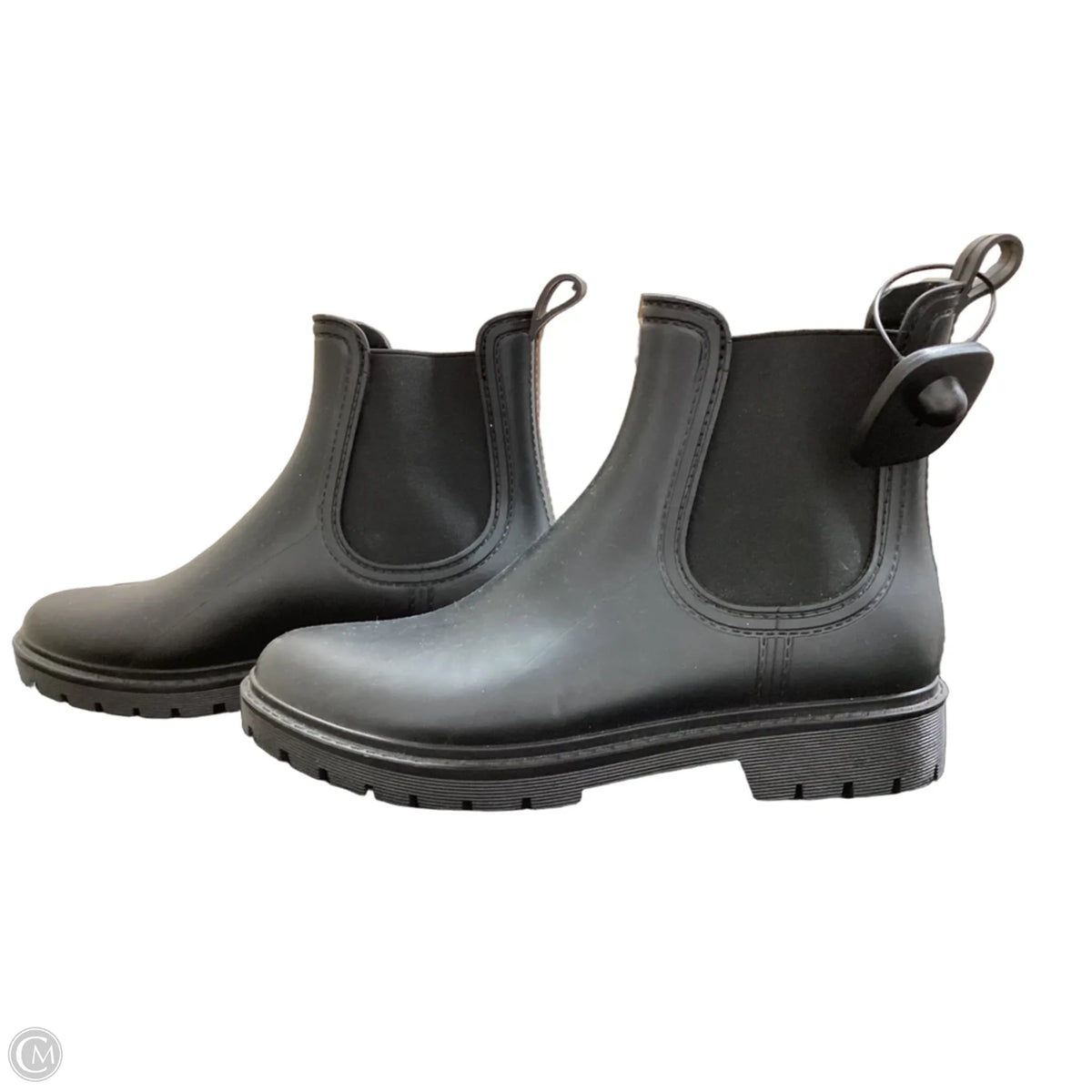 Boots Rain By Clothes Mentor In Black, Size: 8