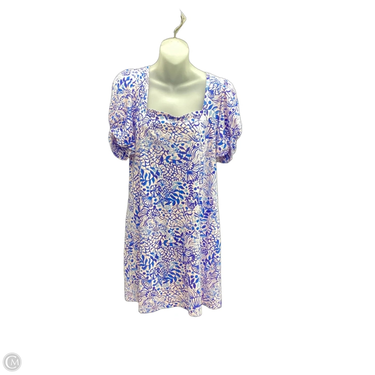 Dress Designer By Lilly Pulitzer In Blue & Pink, Size: Xl