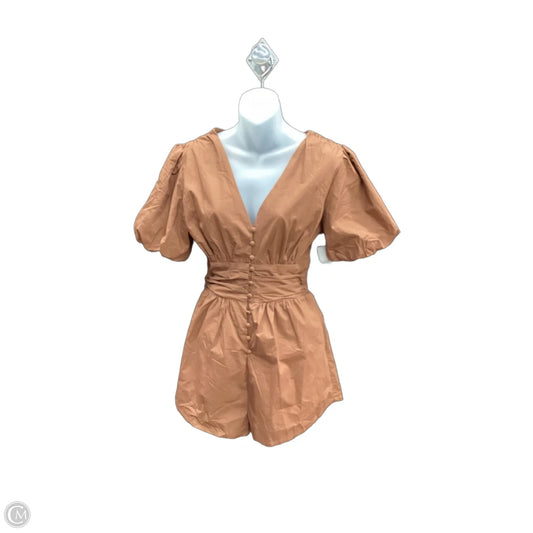 Romper By Day + Moon In Brown, Size: S