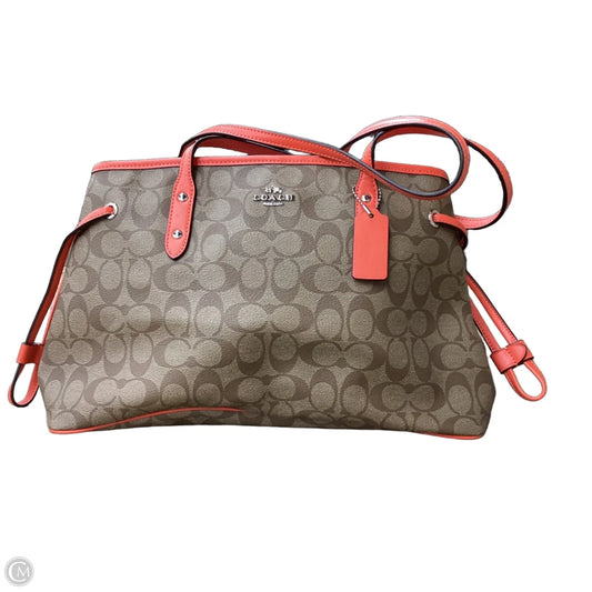 Handbag Designer By Coach, Size: Medium