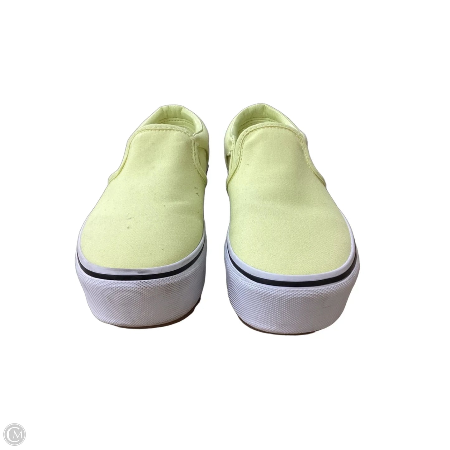 Shoes Sneakers Platform By Vans In Yellow, Size: 8