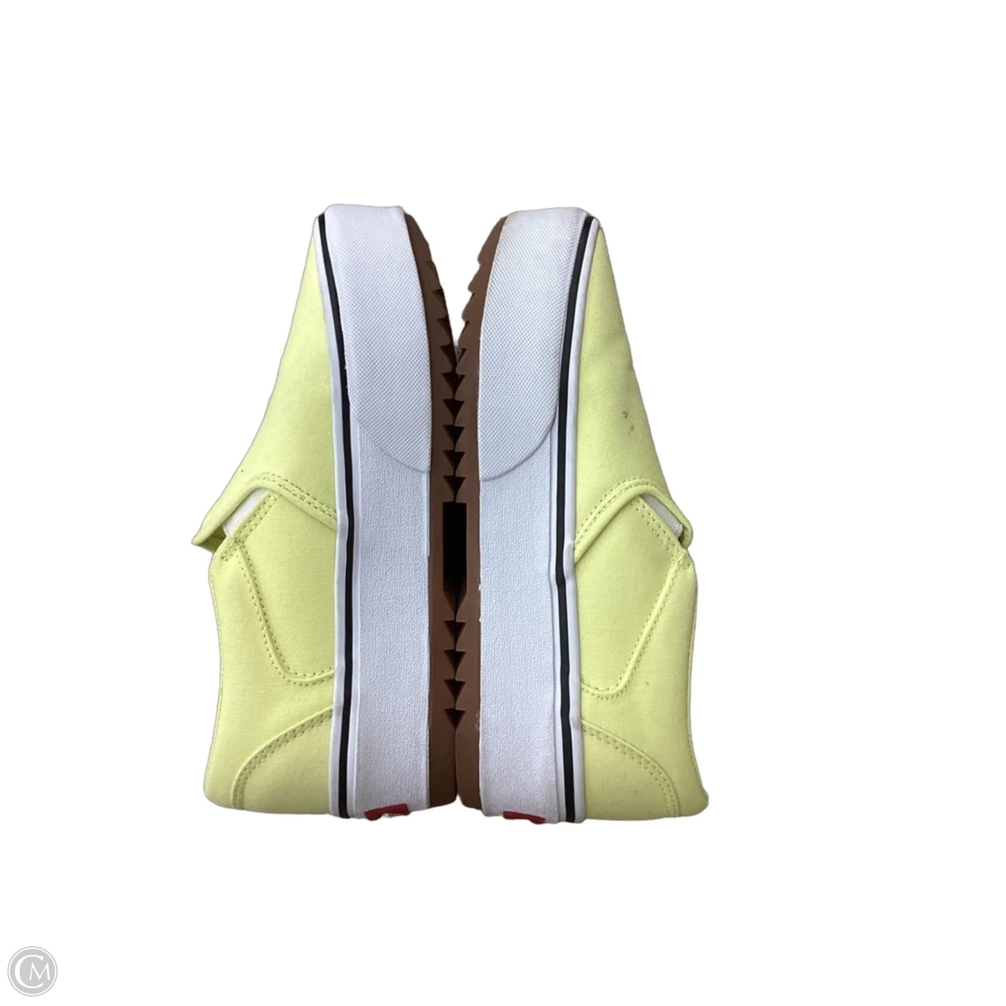 Shoes Sneakers Platform By Vans In Yellow, Size: 8