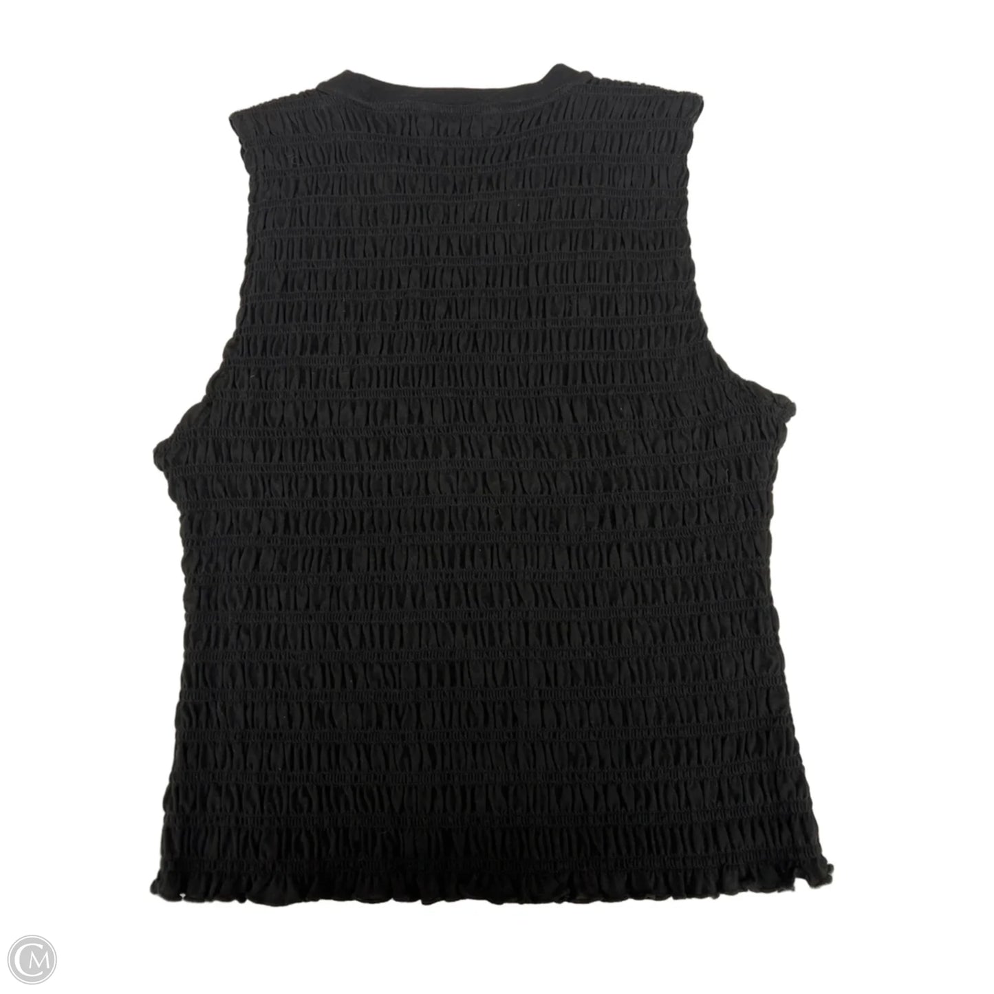 Top Sleeveless By Dkny In Black, Size: L
