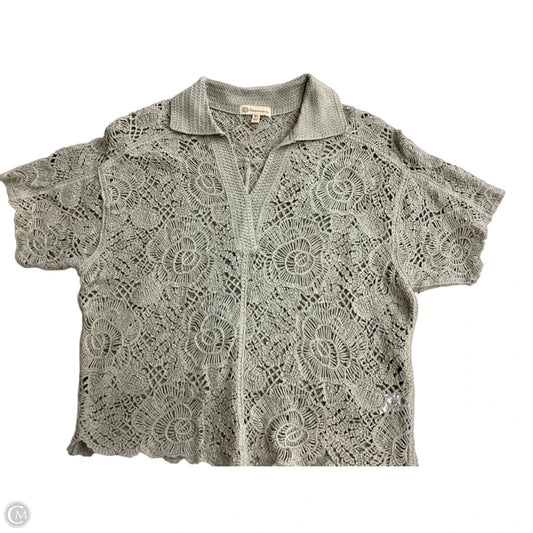 Sweater Short Sleeve By Democracy In Green, Size: Xs