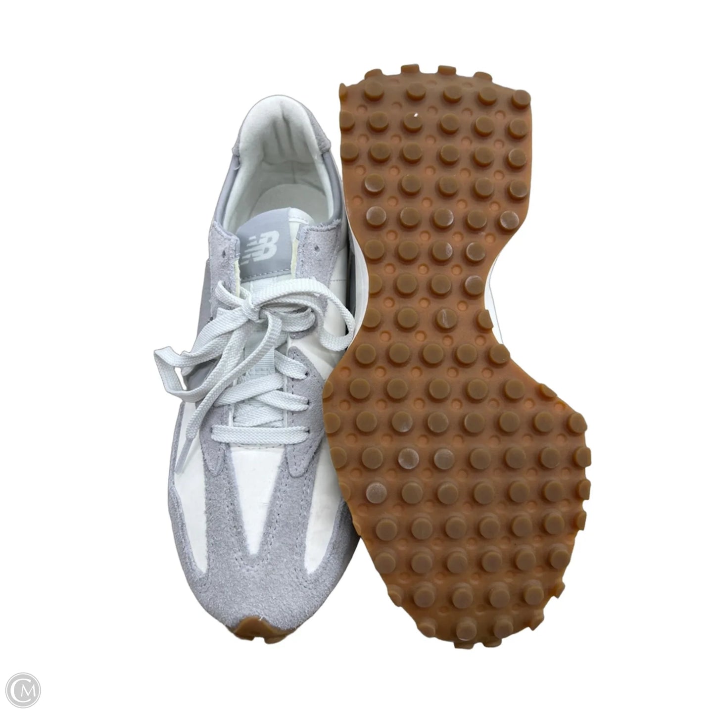 Shoes Athletic By New Balance In Grey & White, Size: 8.5