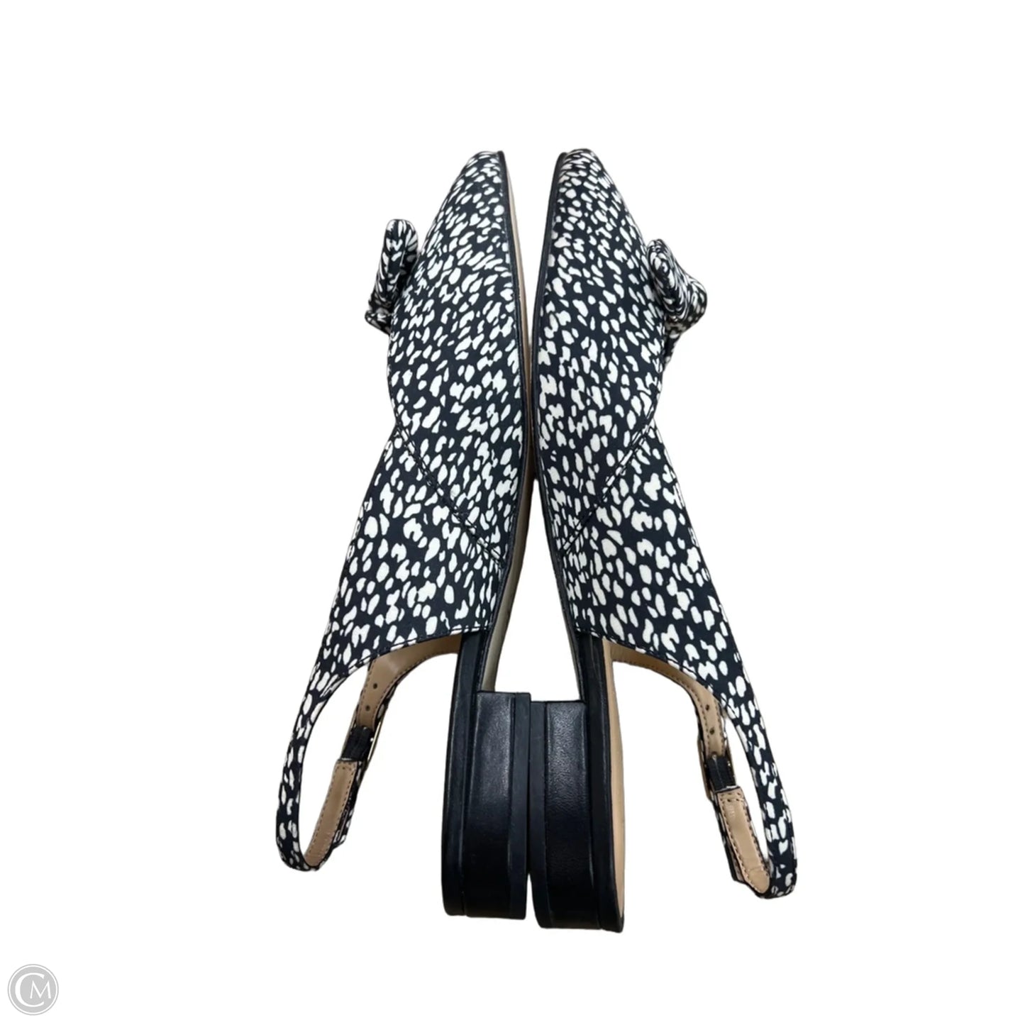 Shoes Flats By Talbots In Black & White, Size: 7