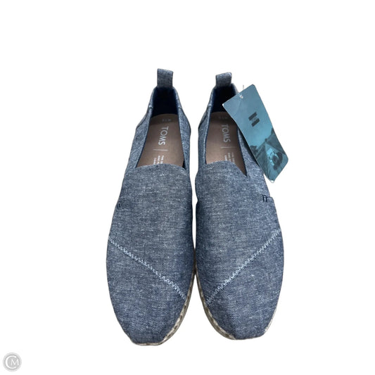 Shoes Flats By Toms In Blue, Size: 7.5