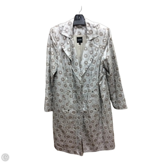 Coat Trench Coat By Lane Bryant In Taupe, Size: 1x