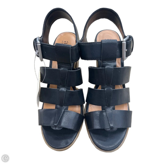 Sandals Heels Platform By Ana In Black, Size: 6.5