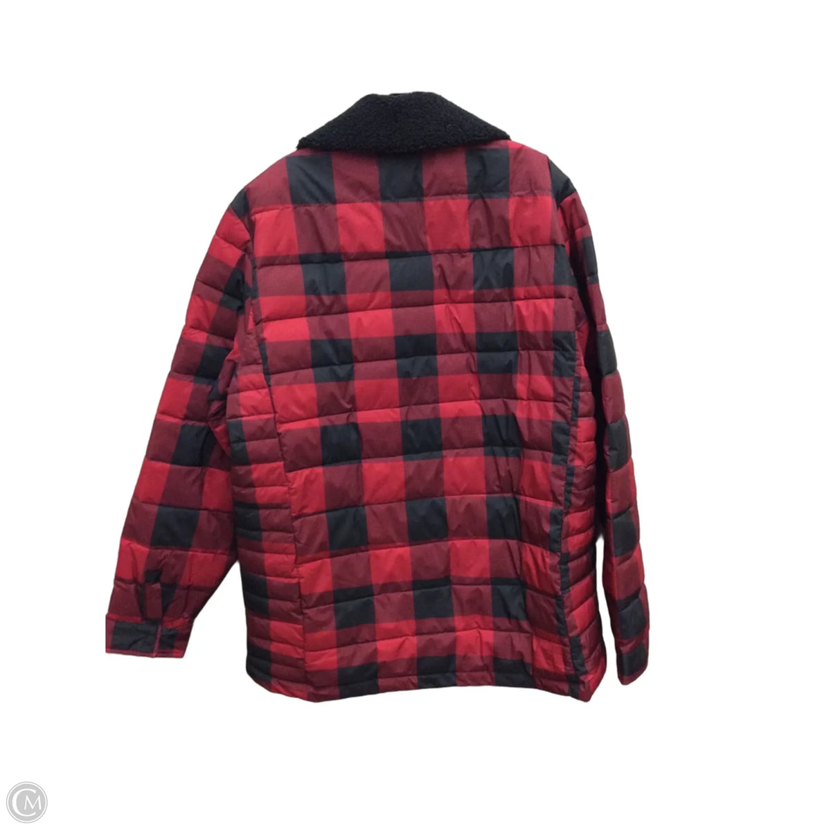 Coat Puffer & Quilted By Nautica In Checkered Pattern, Size: Xl