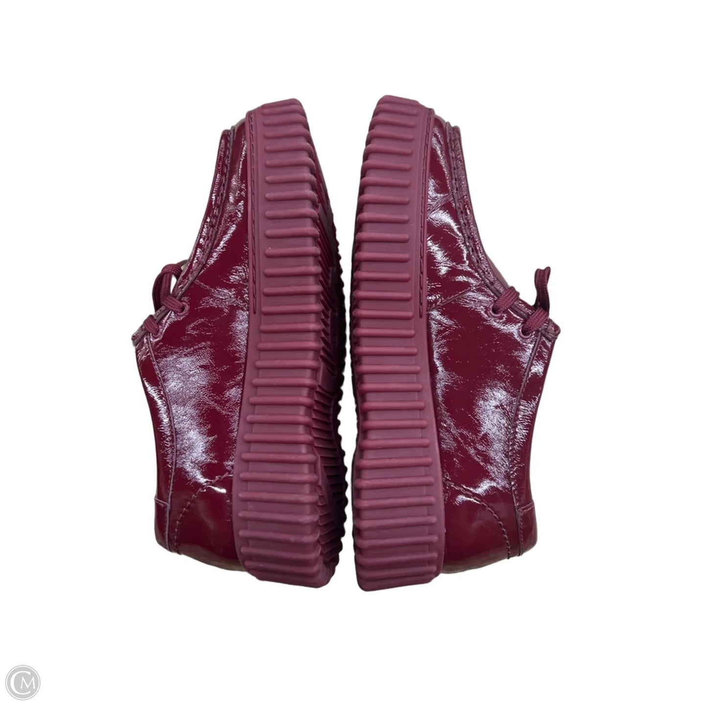 Shoes Heels Platform By Clarks In Maroon, Size: 9