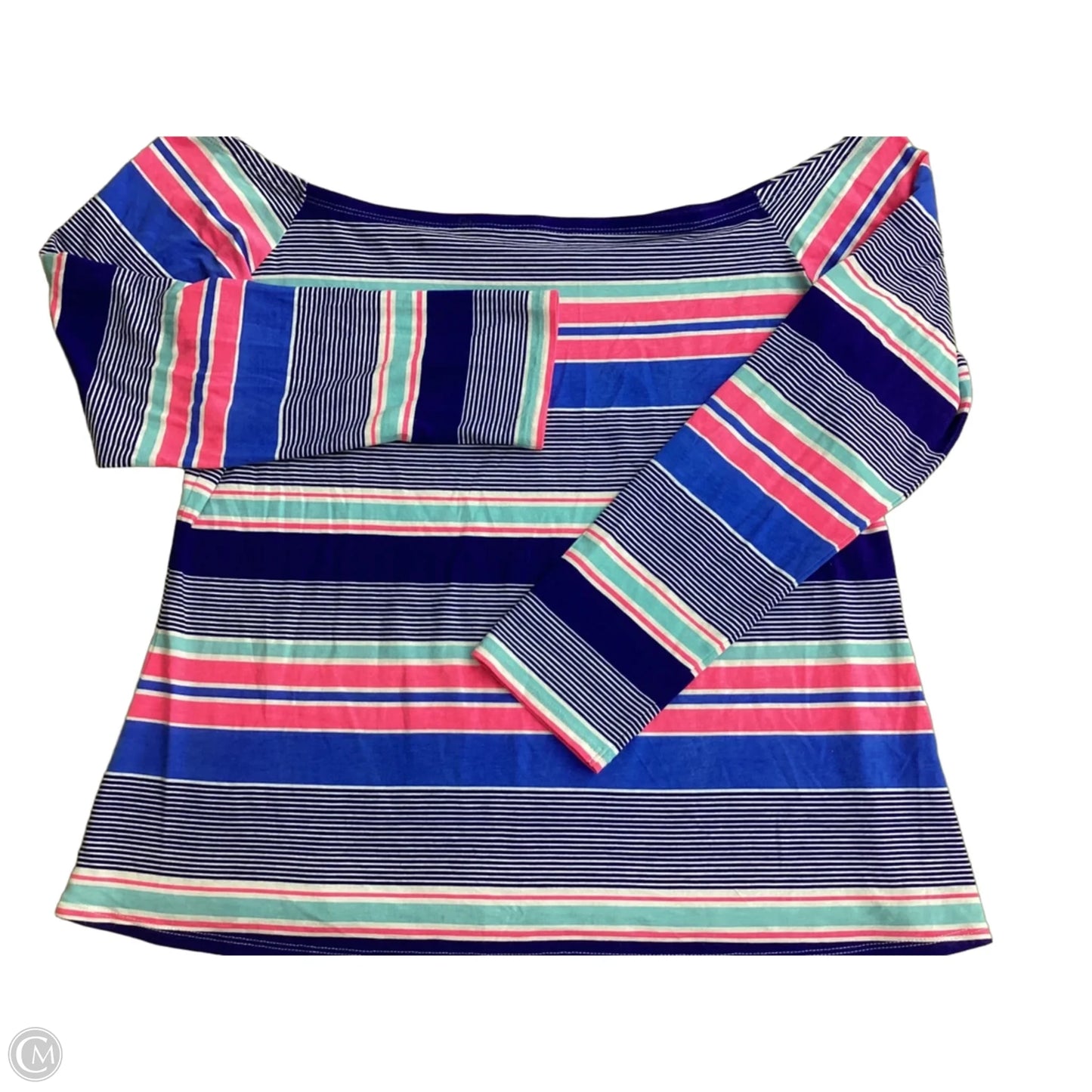 Top Long Sleeve Designer By Lilly Pulitzer In Striped Pattern, Size: Xl
