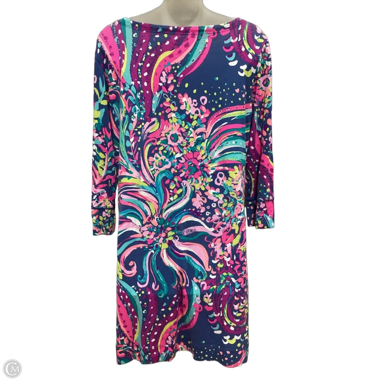 Dress Designer By Lilly Pulitzer In Blue & Pink, Size: L